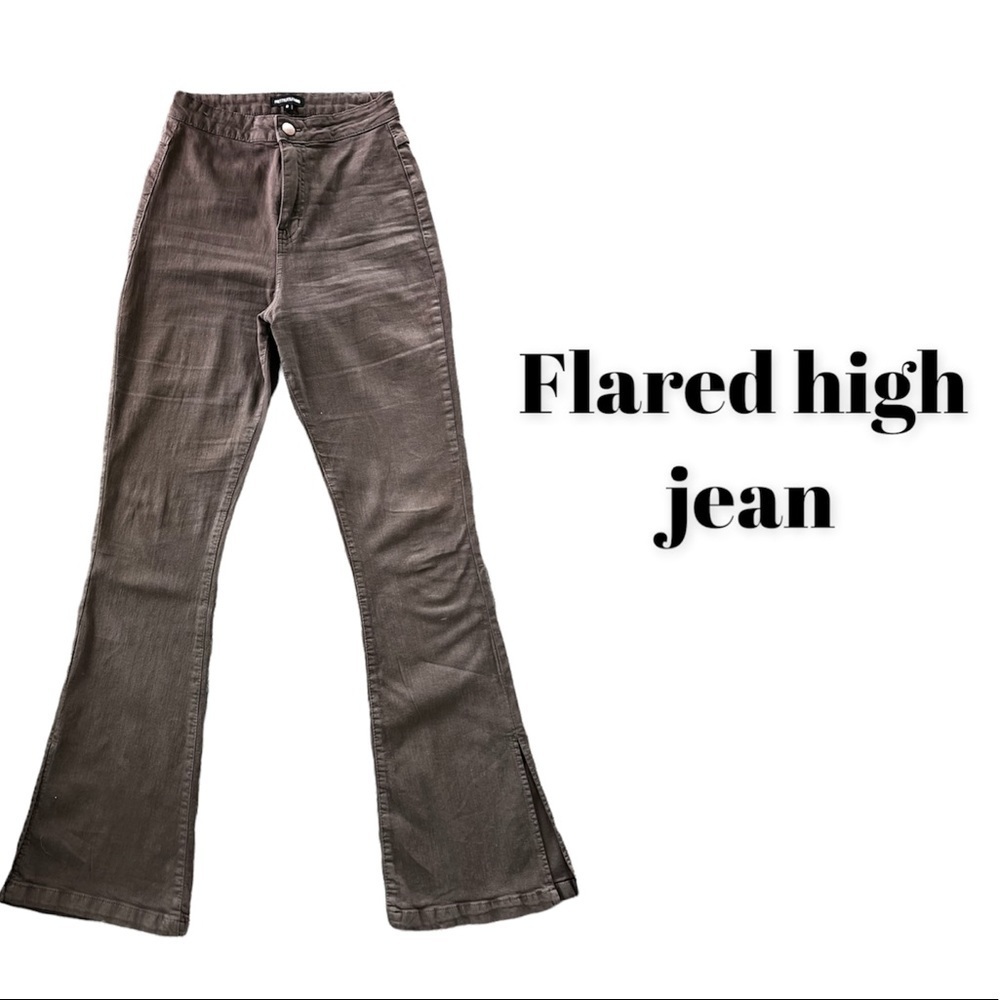 Curvy high waist flared  Jean